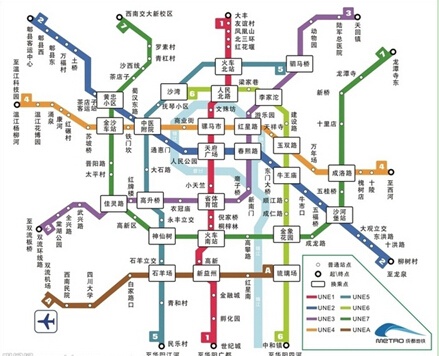 成都地鐵線(xiàn)路圖最新